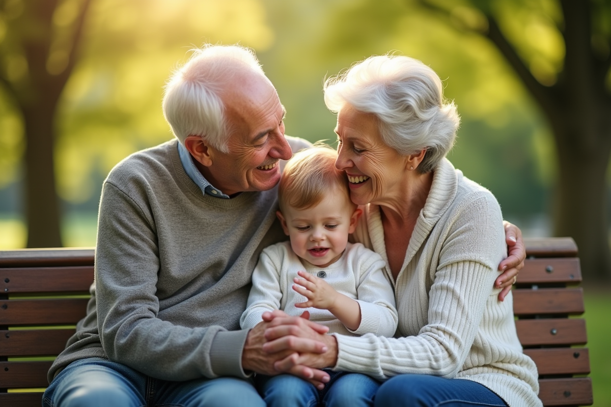 Expressions d’amour des grands-parents et leurs manifestations affectueuses