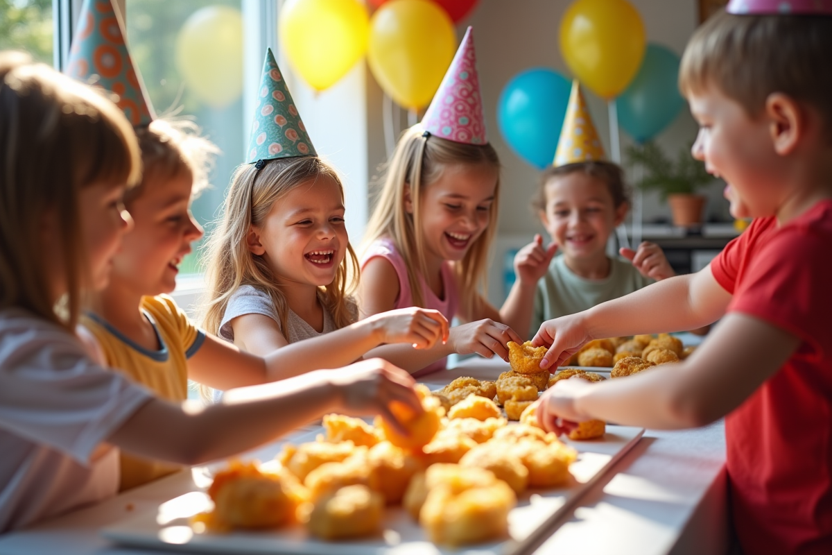 Servir de la nourriture lors d’une fête d’enfants : astuces et idées pratiques