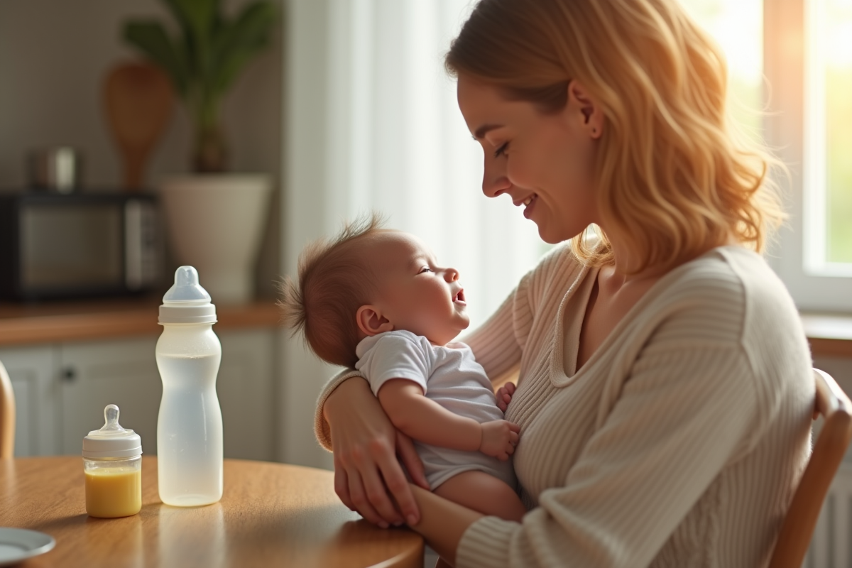 Quantité de nourriture recommandée pour un bébé de 2 mois